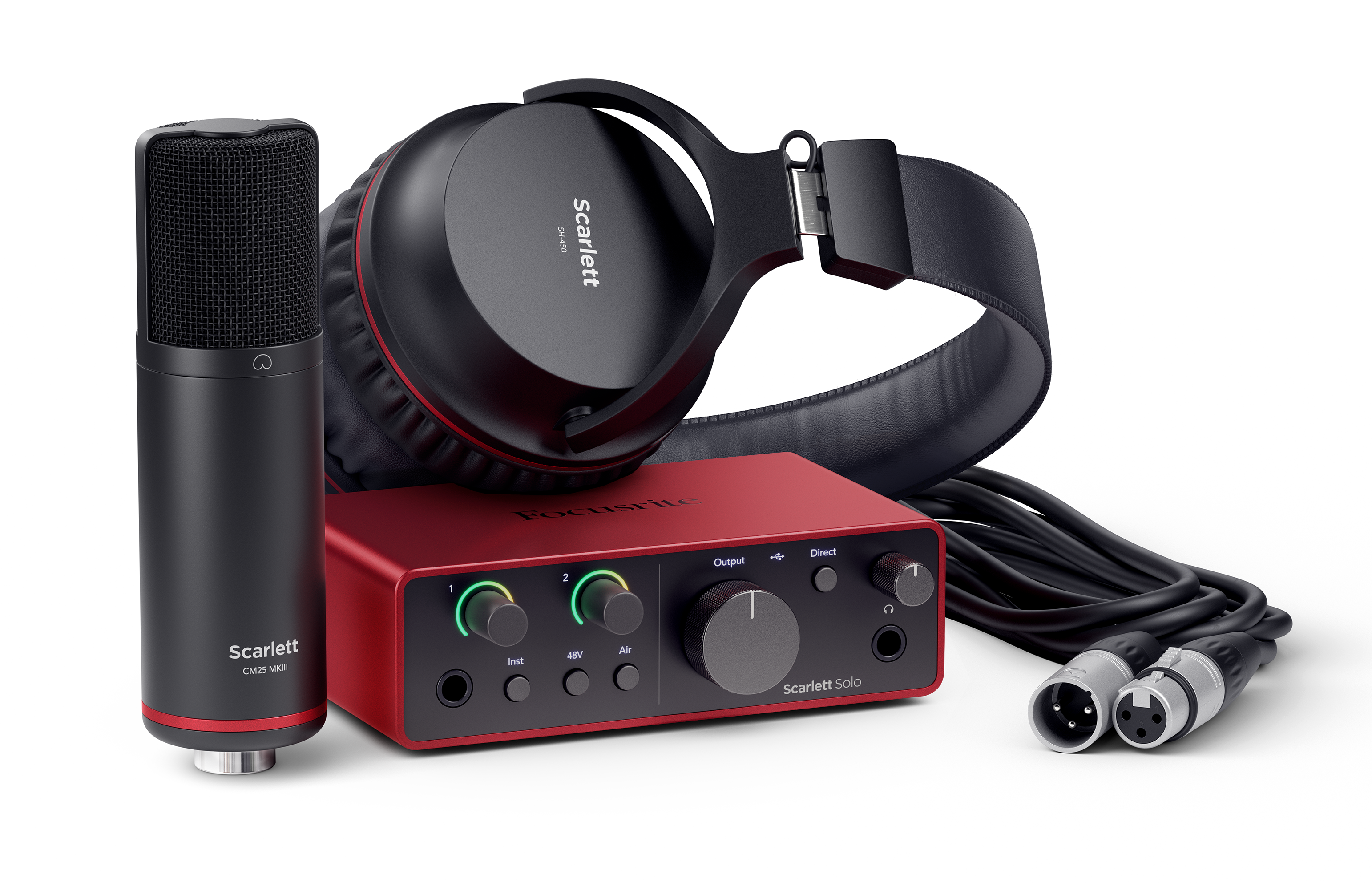 Focusrite Scarlett Solo Studio 4th Gen, 2-in, 2-out USB audio